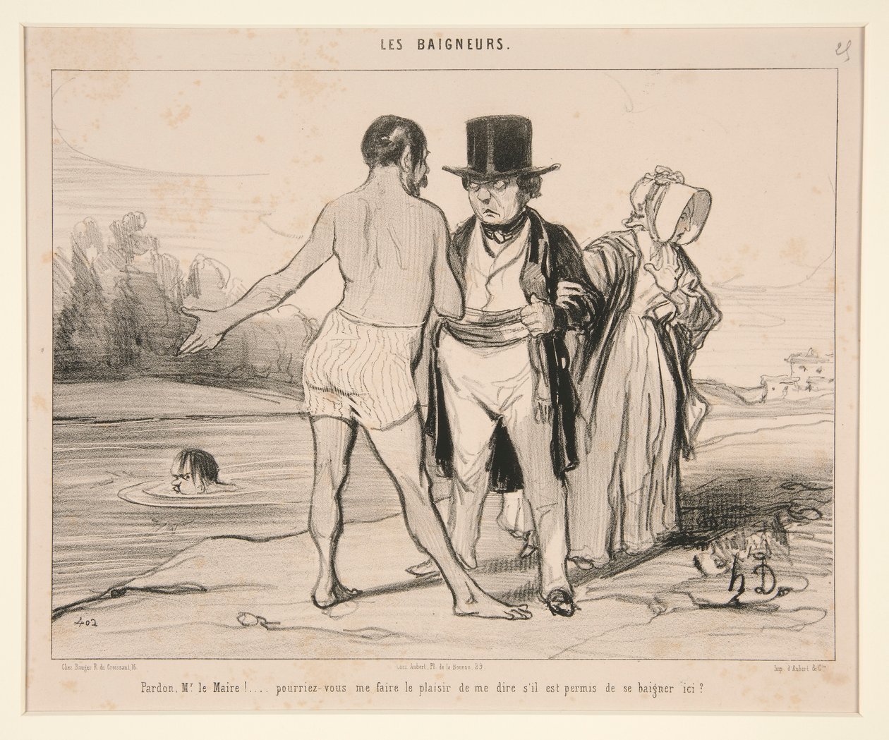 Pardon, meneer de burgemeester! door Honoré Daumier