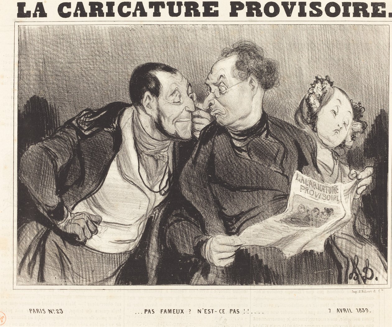 Niet beroemd? Nietwaar!!... door Honoré Daumier