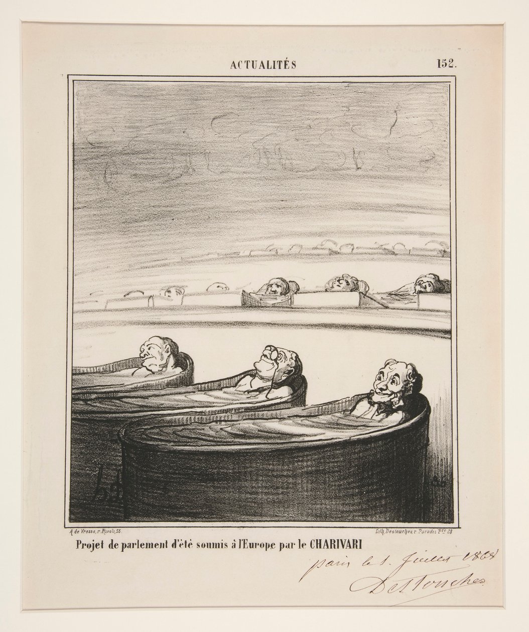 Project van parlement d door Honoré Daumier