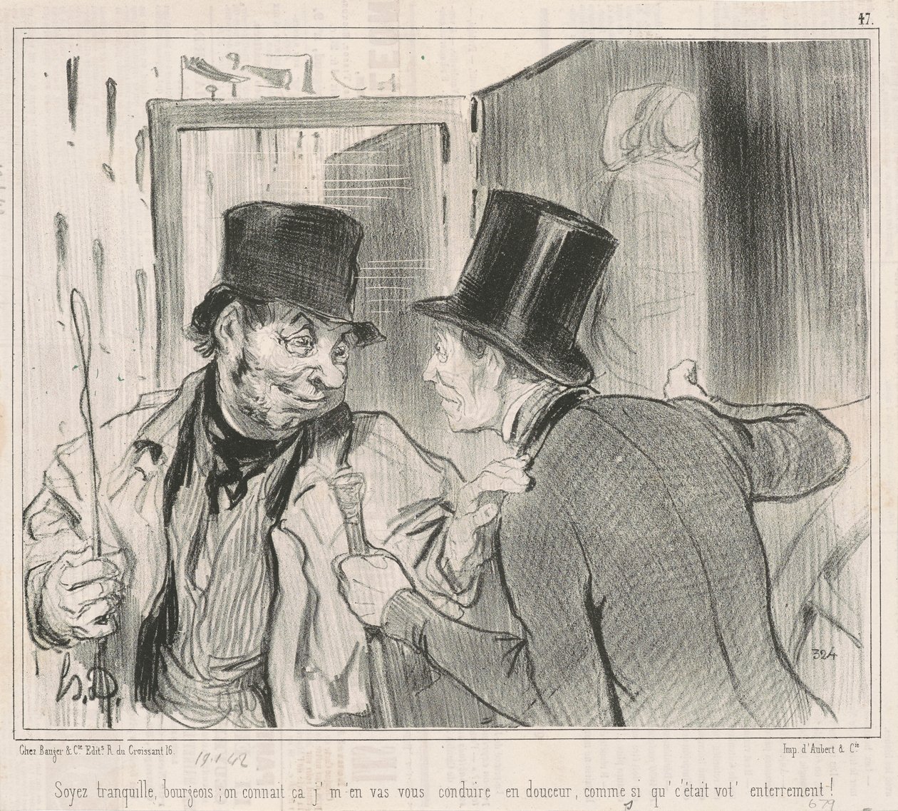 Wees gerust, burger, we weten het door Honoré Daumier