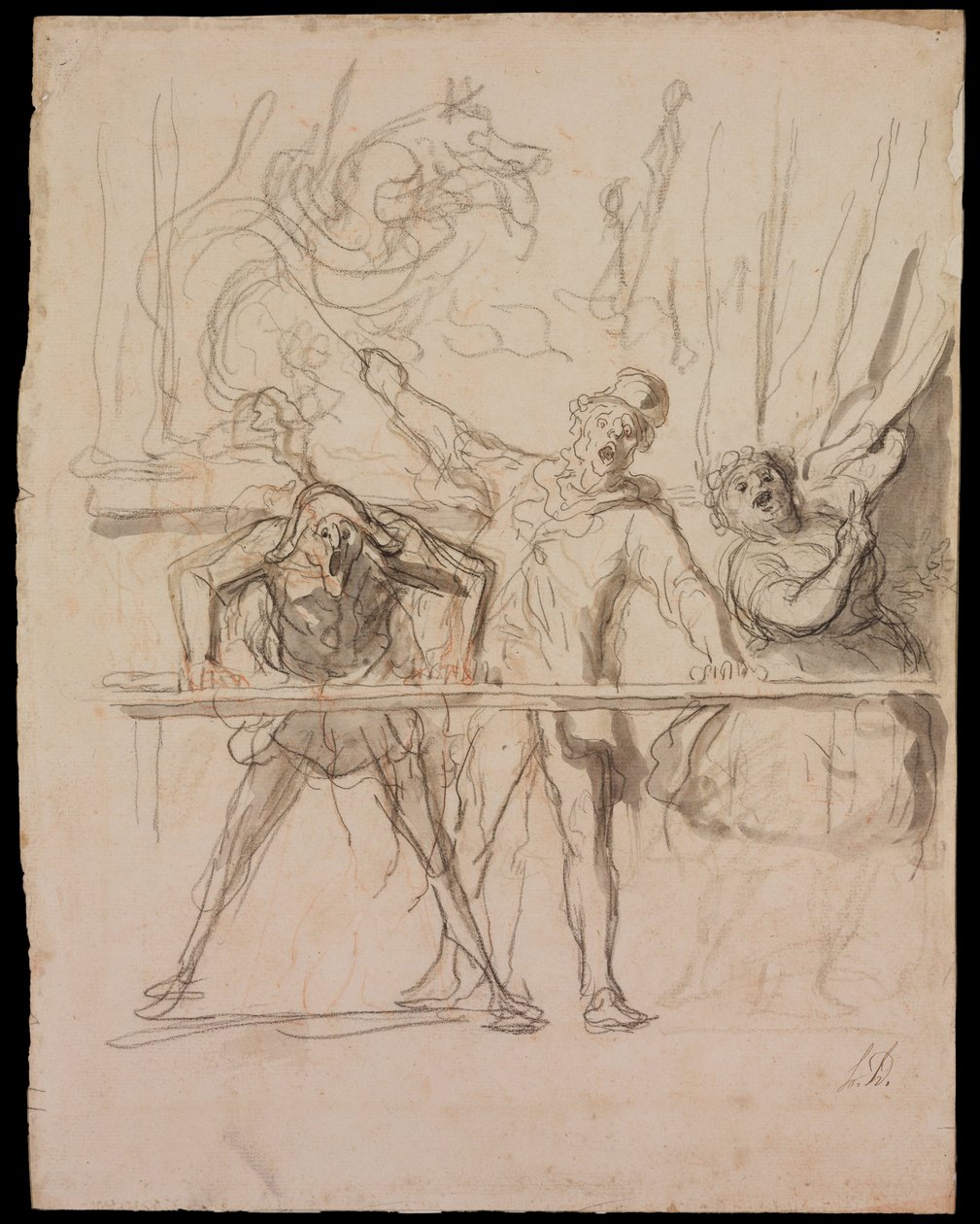 De Kermis door Honoré Daumier