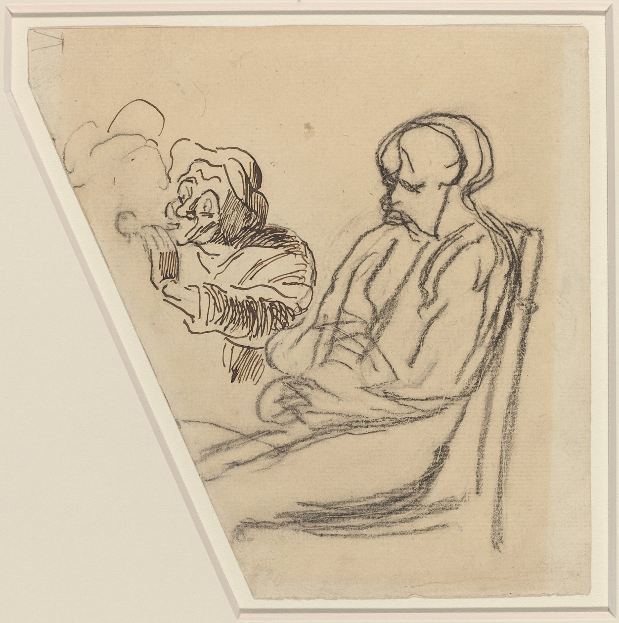 De roker door Honoré Daumier