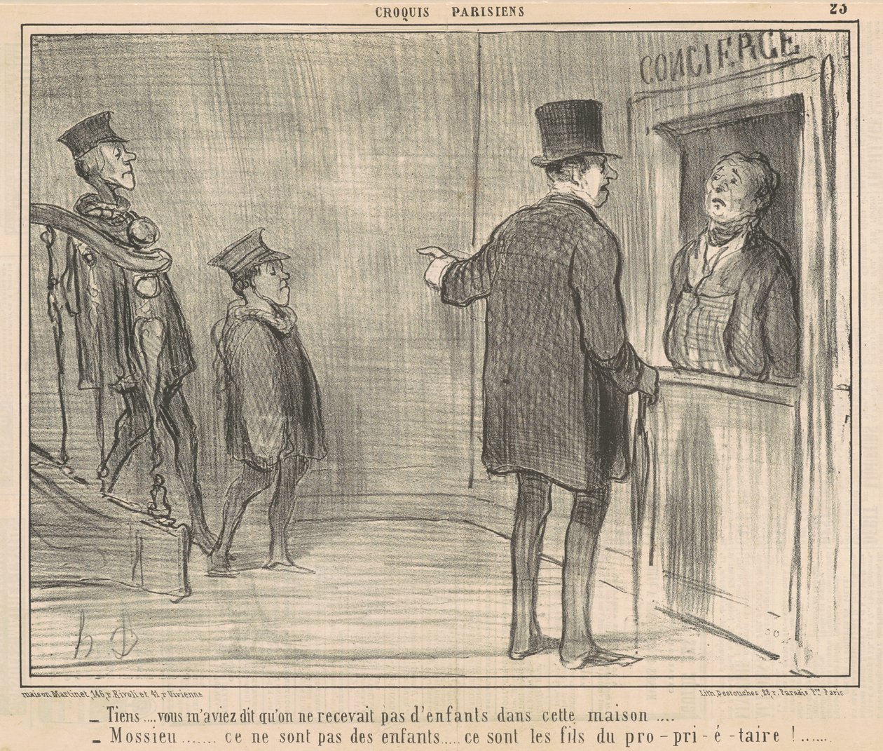 Kijk ... je had me verteld ... door Honoré Daumier
