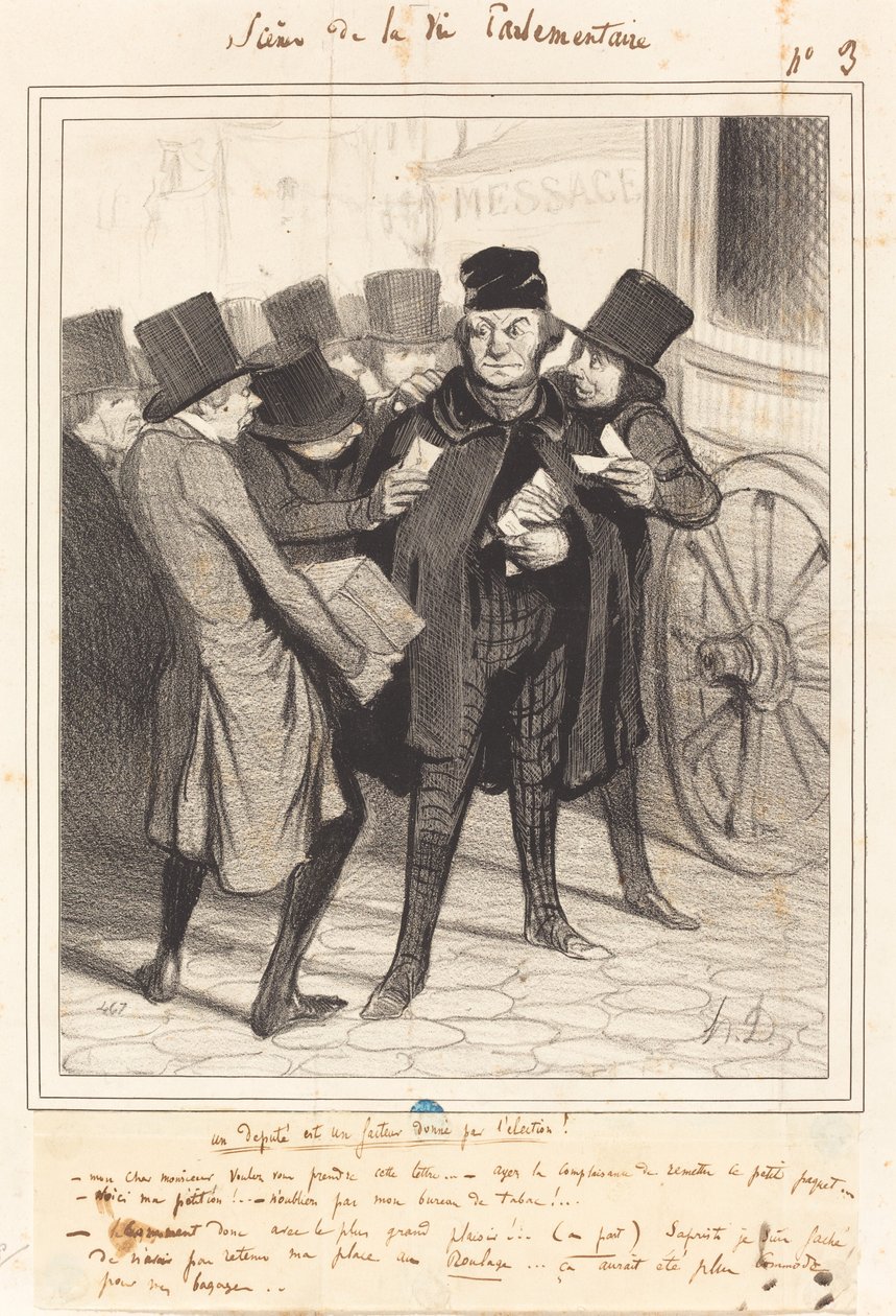 Een plezierreis naar Parijs door Honoré Daumier