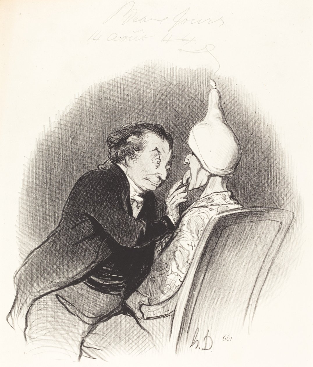Een Gelukkige Vondst door Honoré Daumier