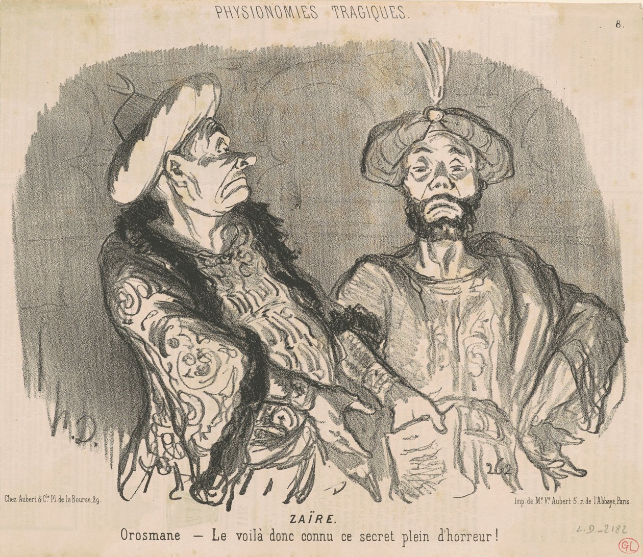 Zaïre door Honoré Daumier