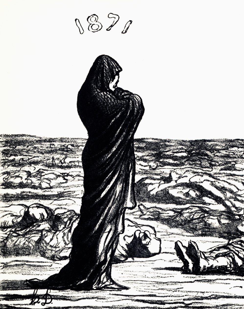 1871, Allegorie door Honoré Daumier