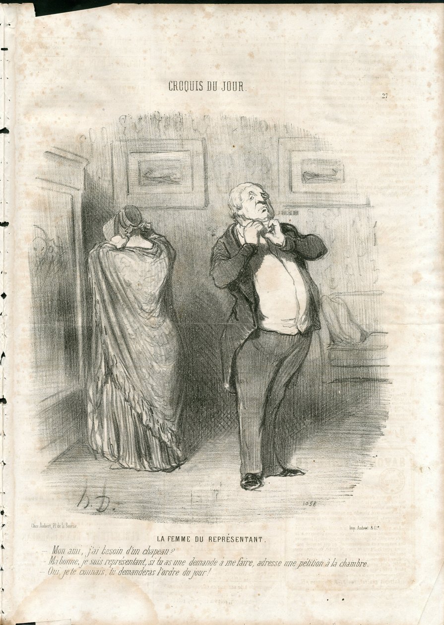 Le Charivari door Honoré Daumier