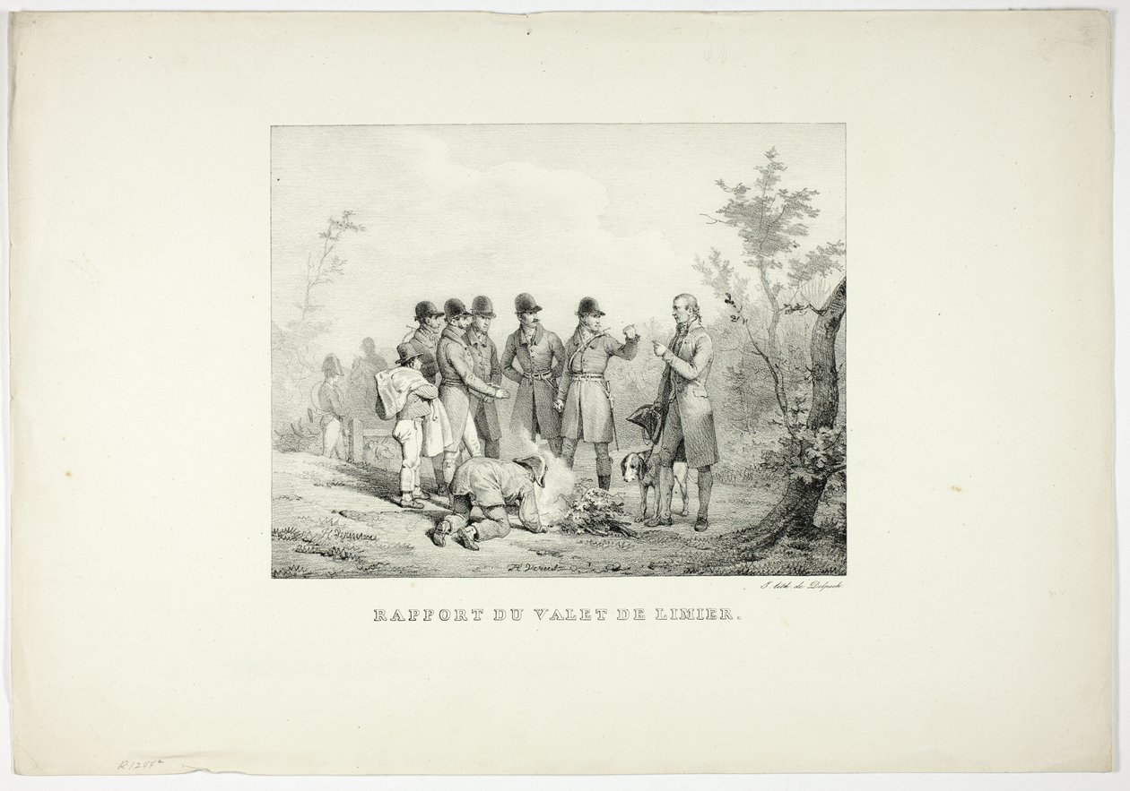 Beoordeling van de zweep door Emile Jean Horace Vernet
