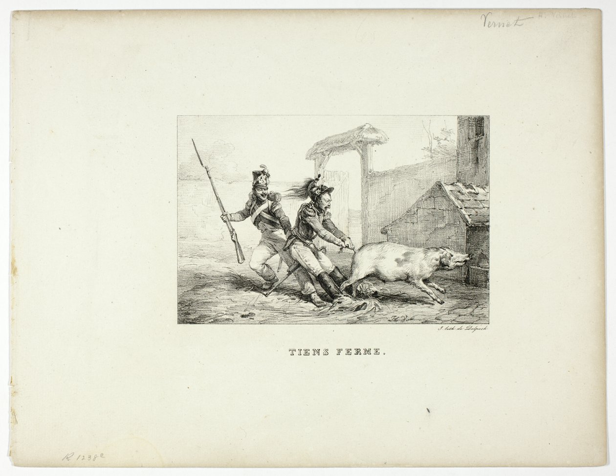 Houd Vast door Emile Jean Horace Vernet