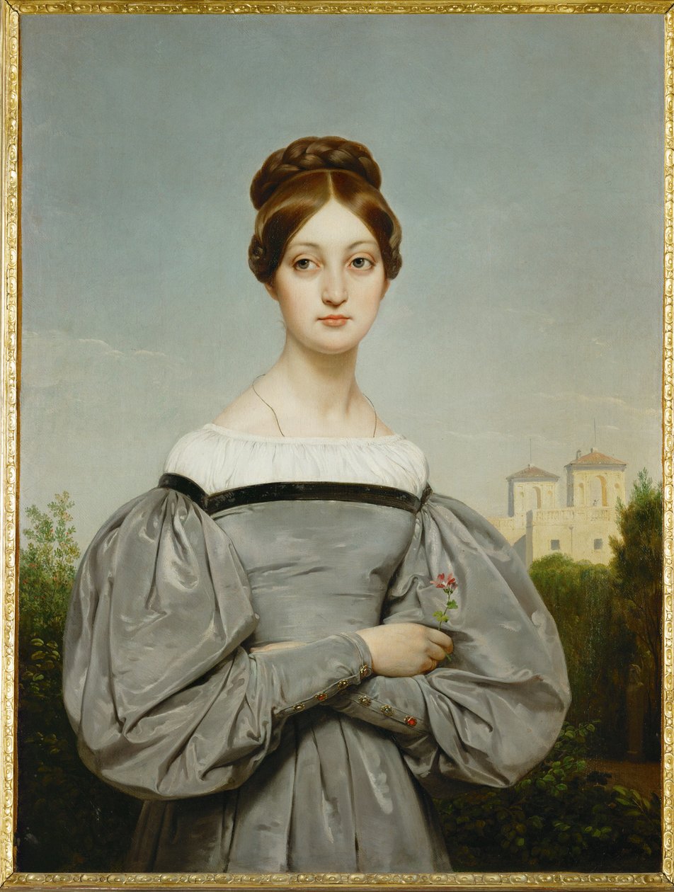 Louise Vernet, dochter van de kunstenaar ... door Horace Vernet