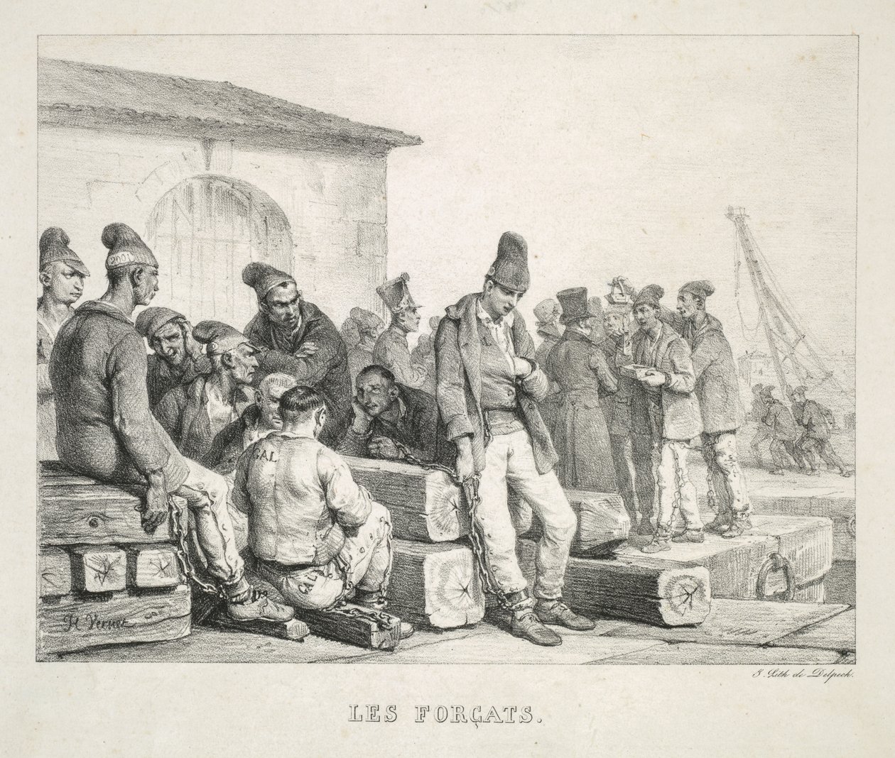De veroordeelden door Horace Vernet