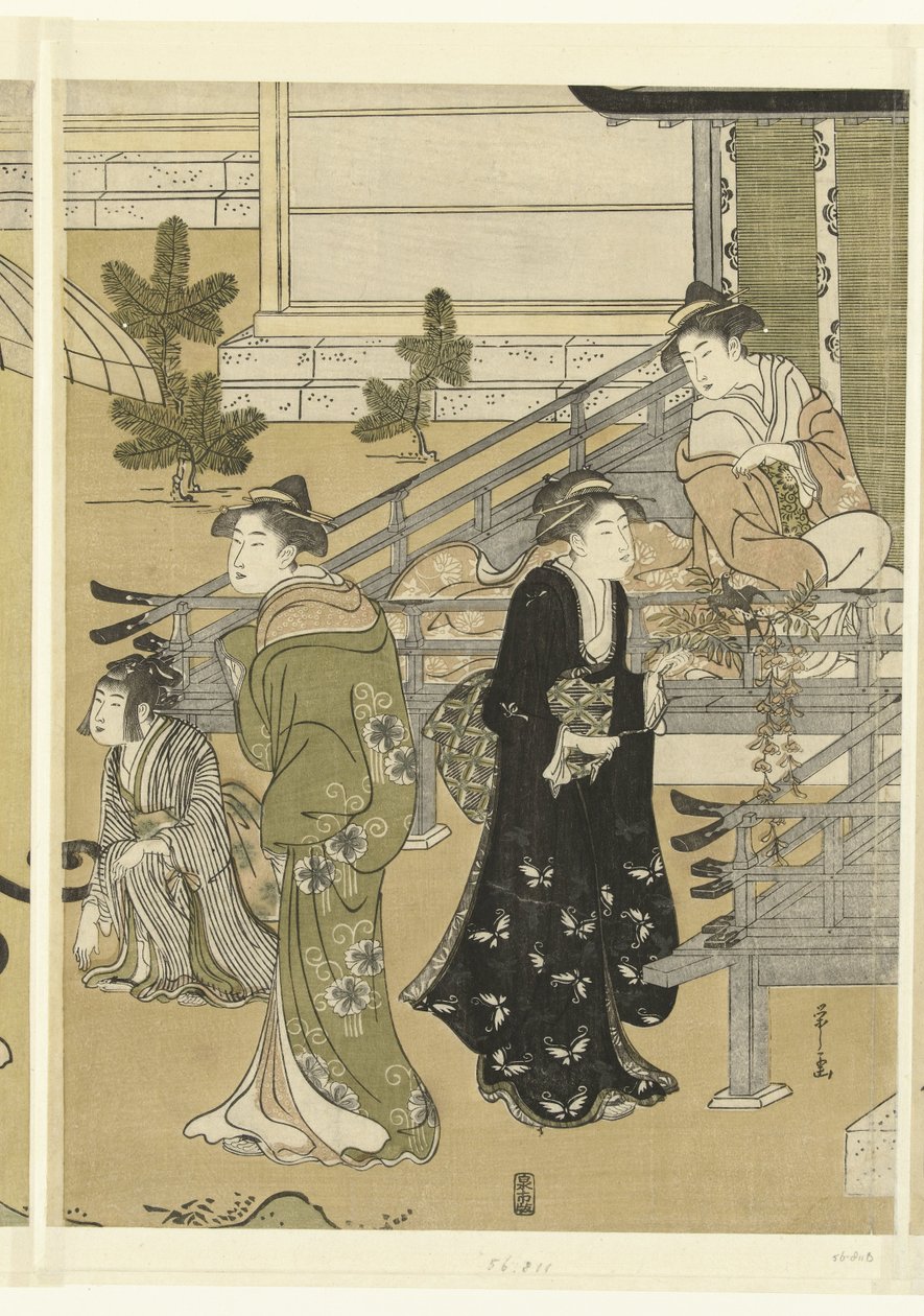 Het bezoek door Hosoda Eishi