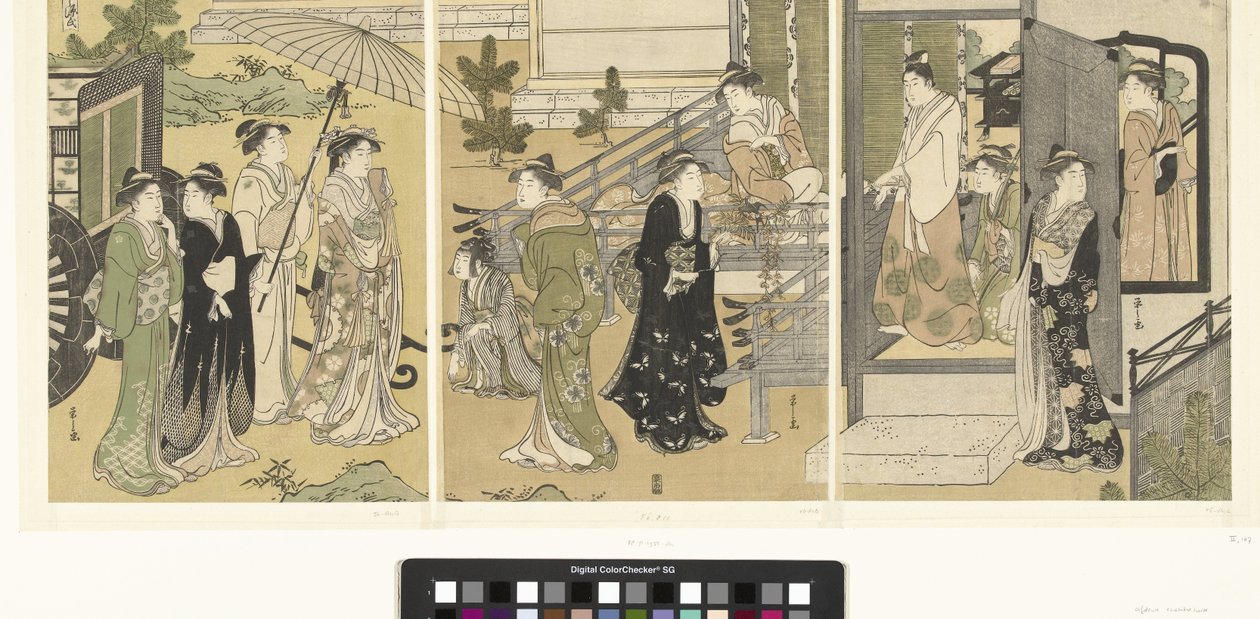Het bezoek door Hosoda Eishi