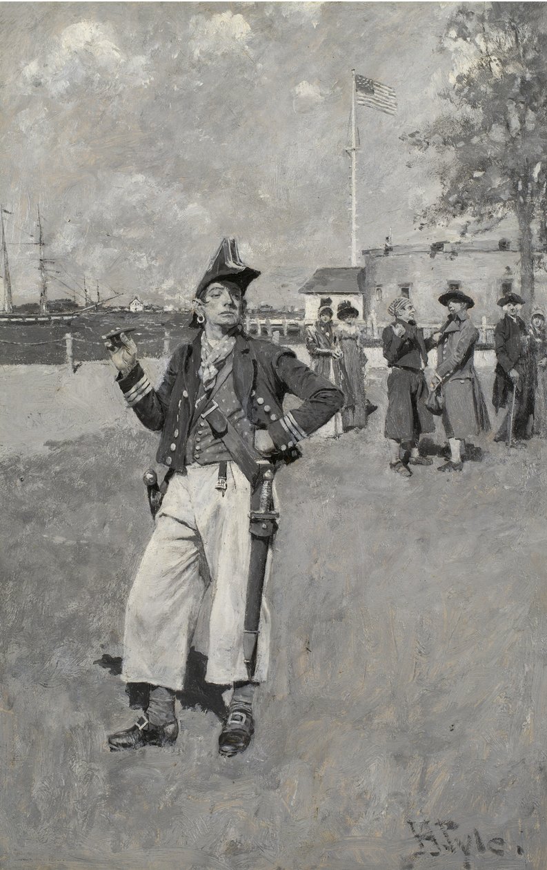 Een Kaper aan Land door Howard Pyle