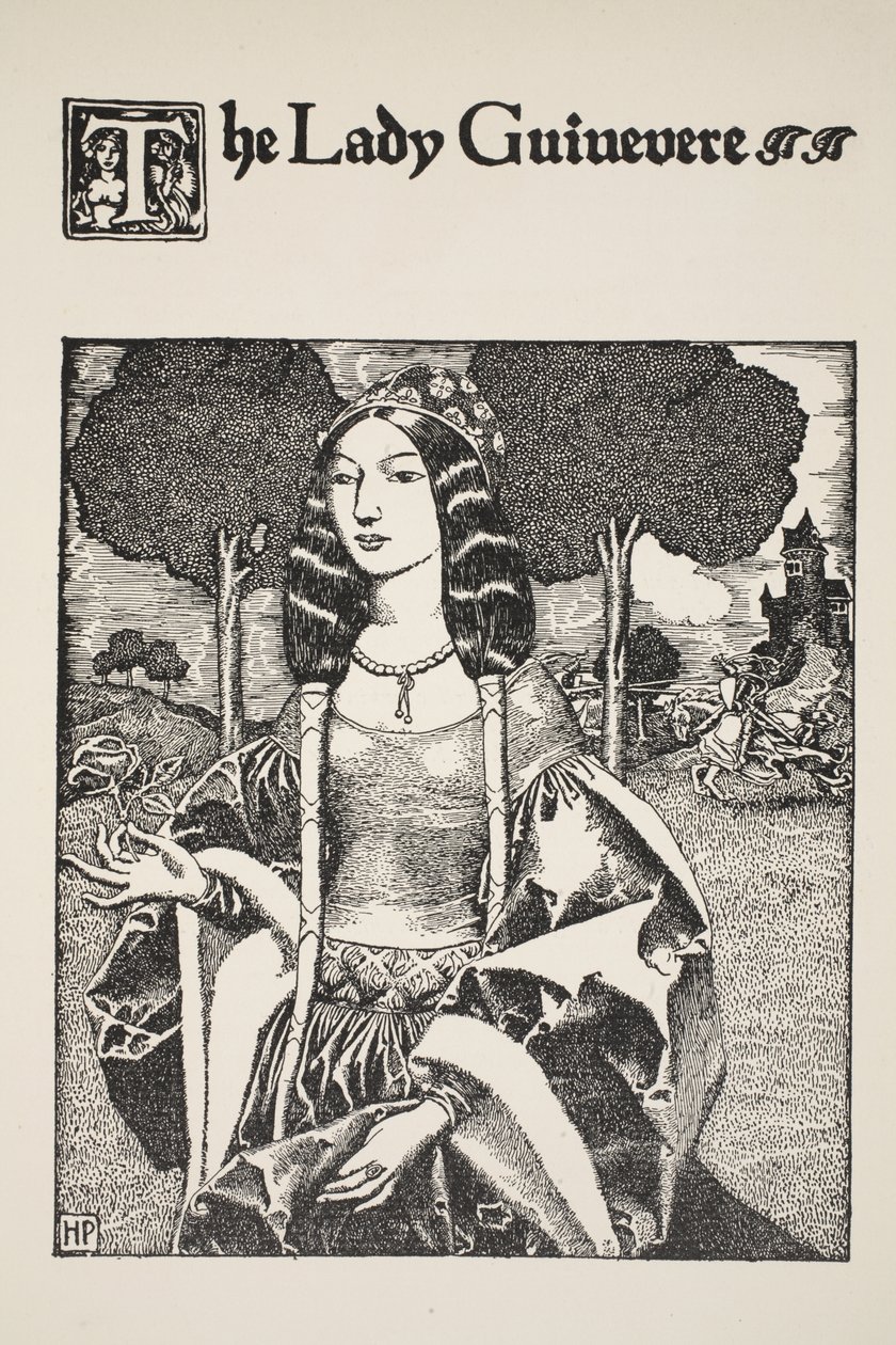 Lady Guinevere, illustratie uit 