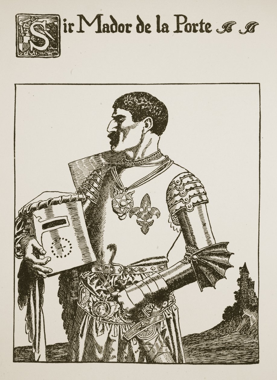Sir Mador de la Porte, illustratie uit 