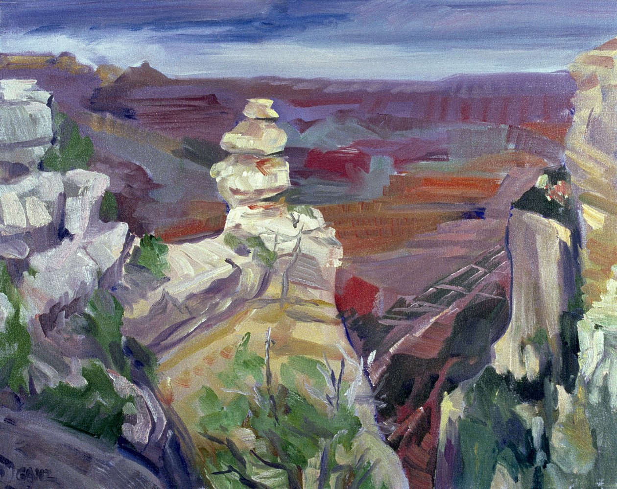 Beroemde Rots, Grand Canyon, 2000 door Howard Ganz