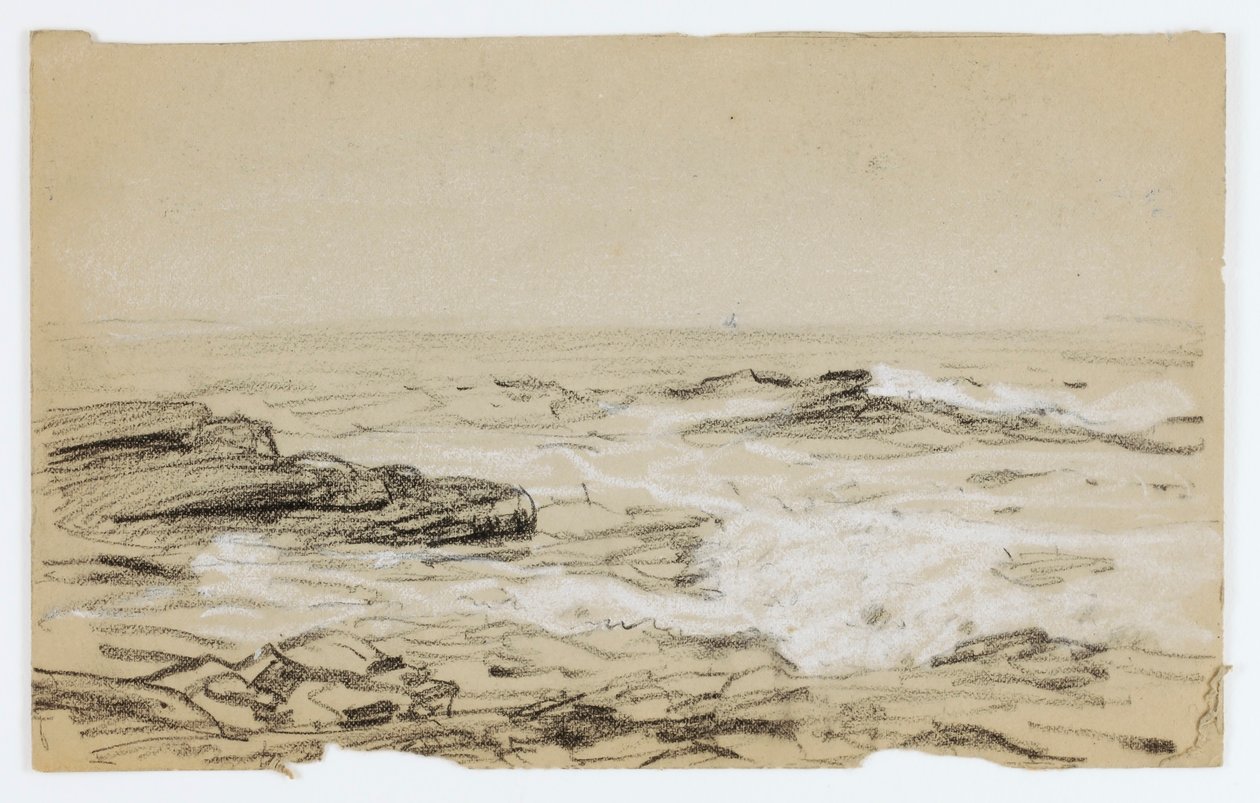 Zonder titel (kustlijn) door Howard Russell Butler