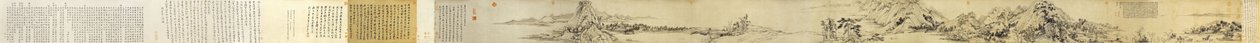 Wonen in de Fuchun-bergen (De Meester Wuyong Rol) door Huang Gongwang