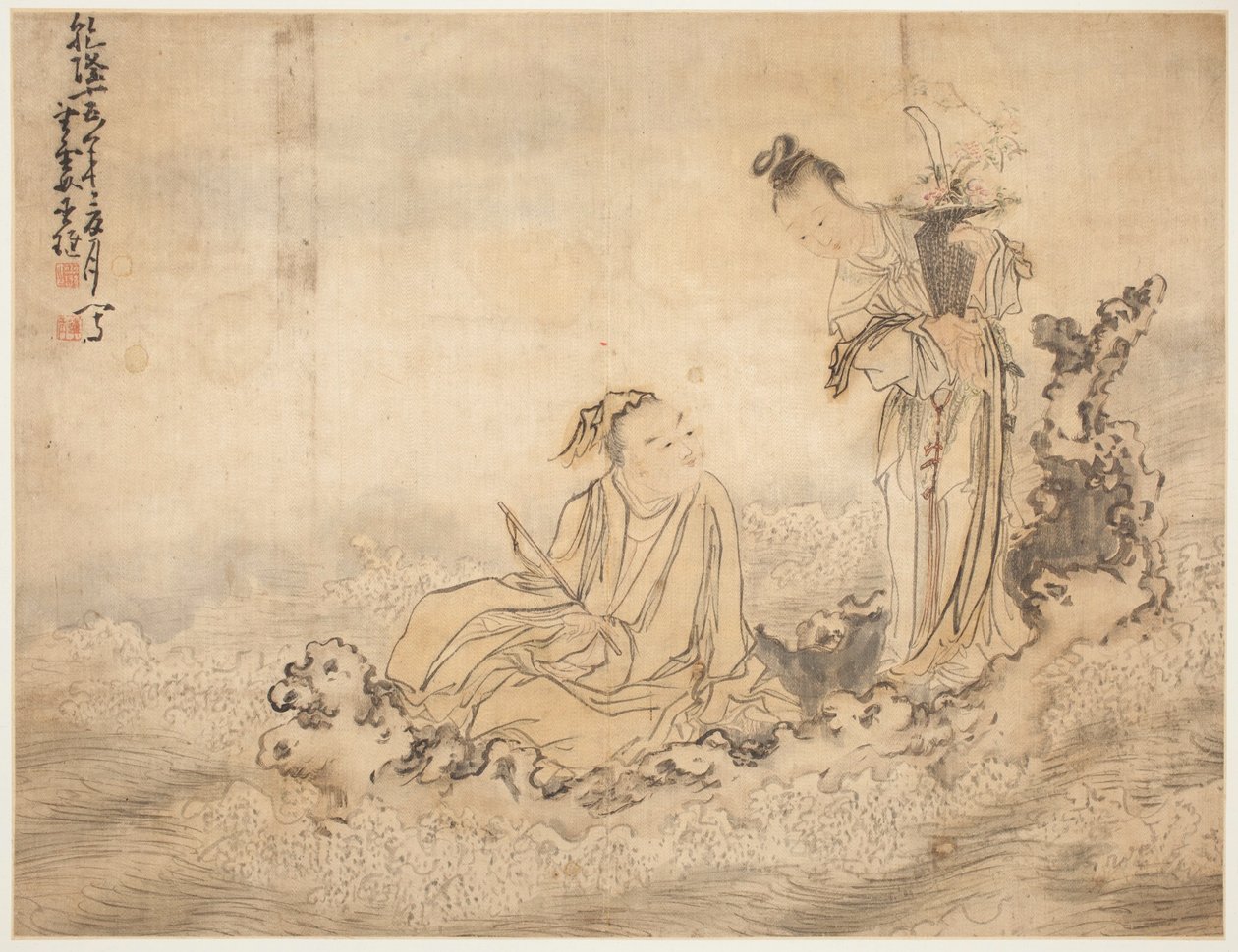 Landschappen en figuren: Figuren door Huang Shen