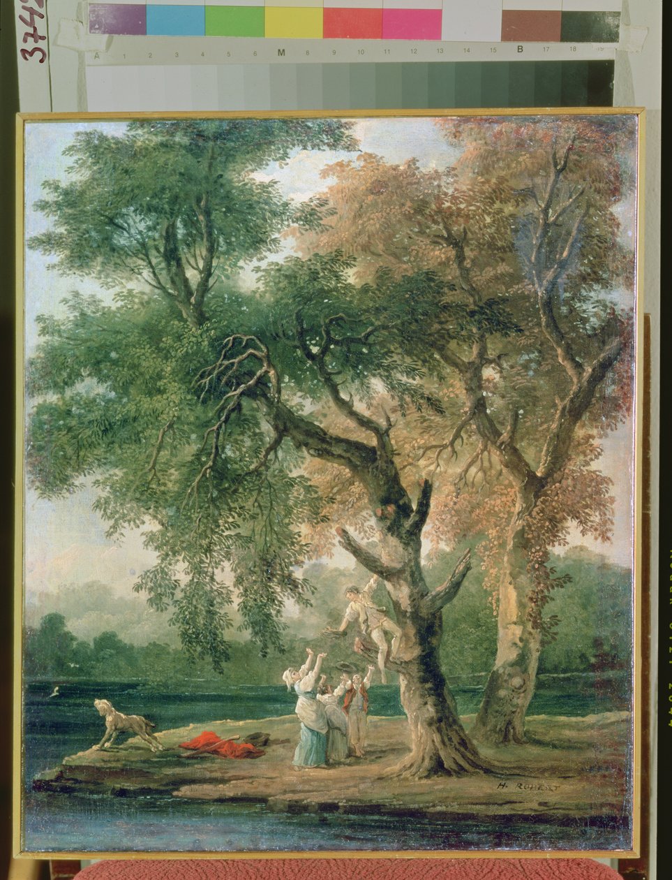 Nestvernietigers door Hubert Robert