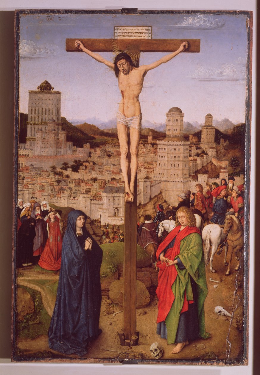 De Kruisiging door Hubert van Eyck