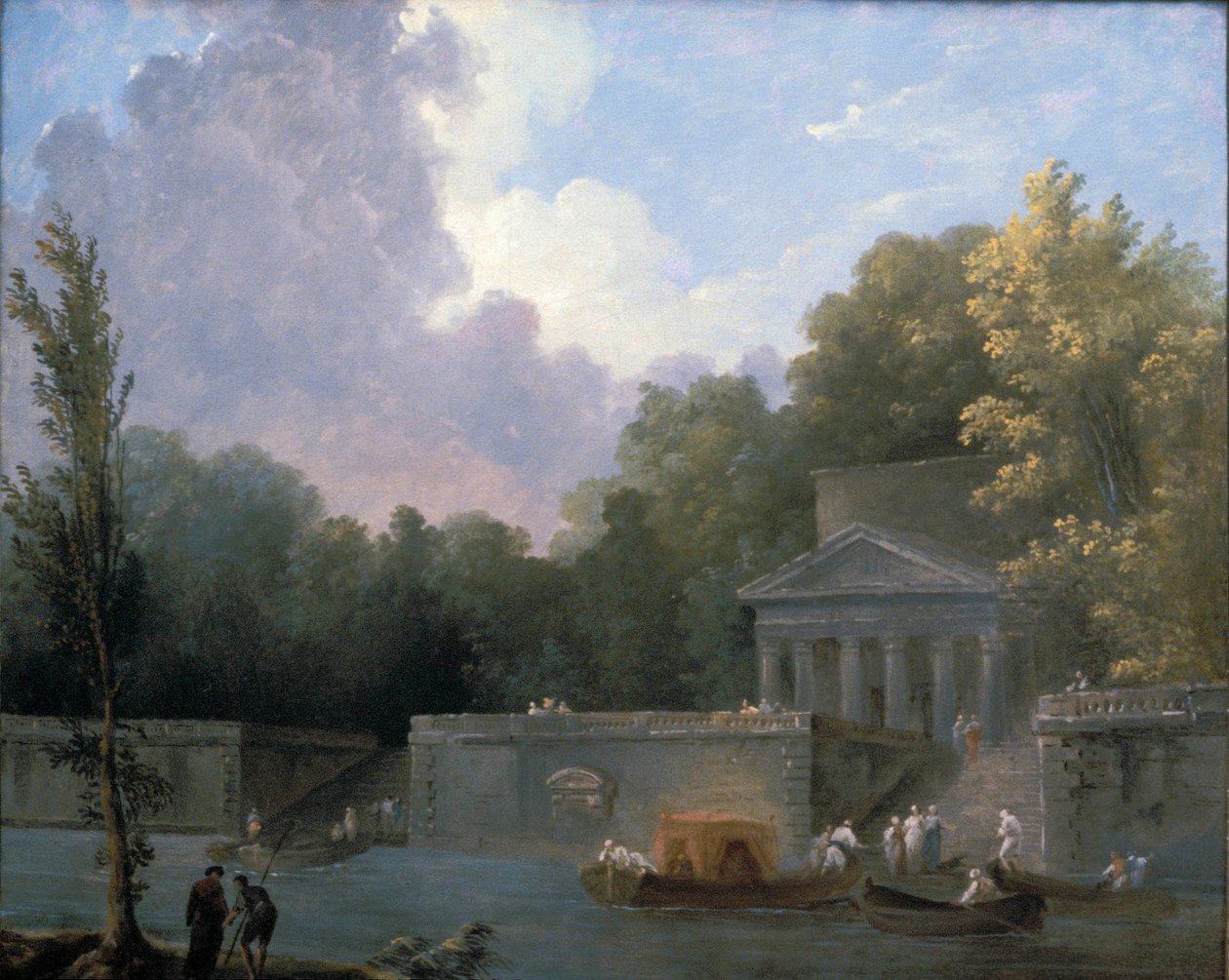 Park Scène door Hubert Robert