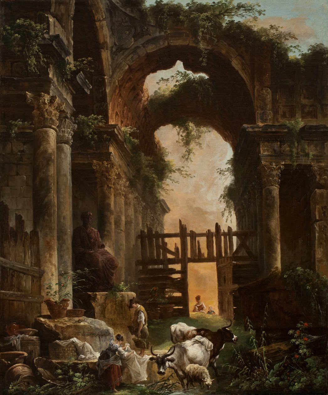 Romeinse Ruïnes door Hubert Robert