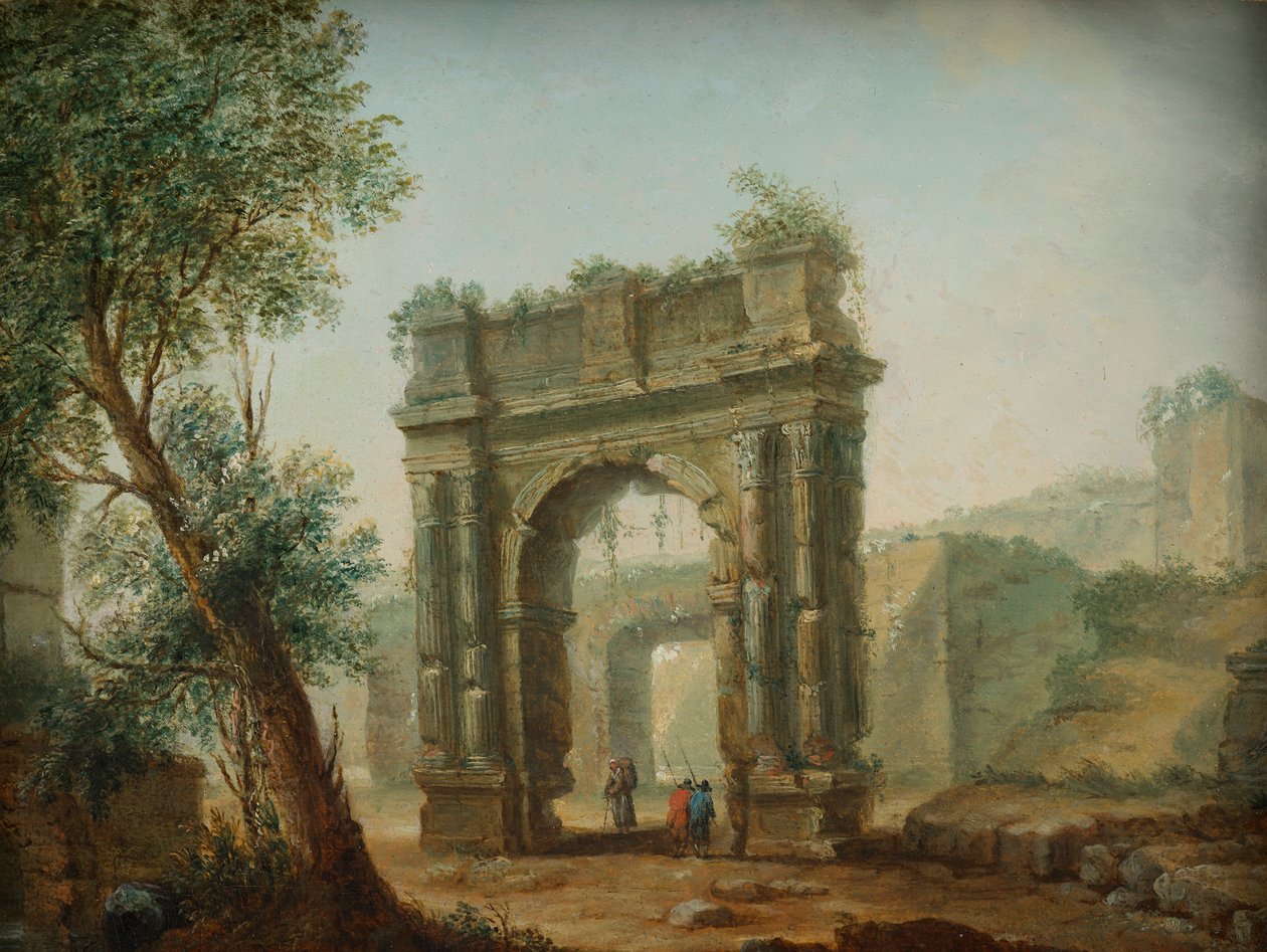 Ruïnelandschap door Hubert Robert