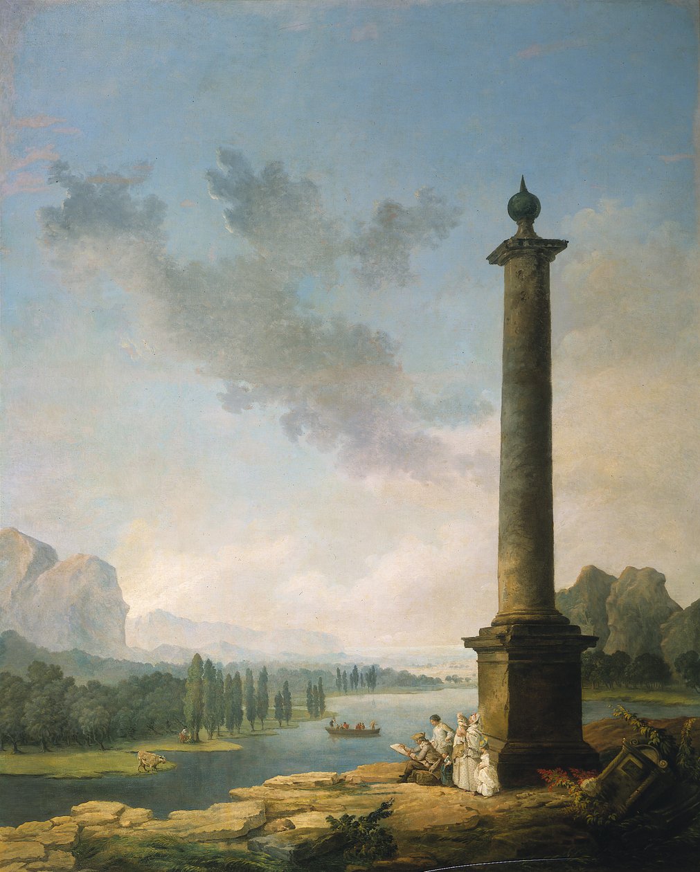 De Zuil door Hubert Robert