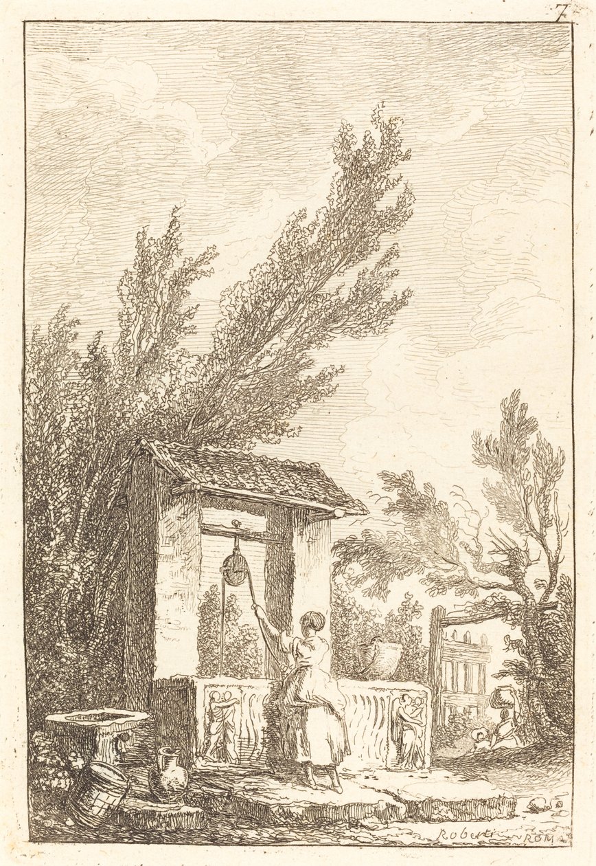 De put door Hubert Robert