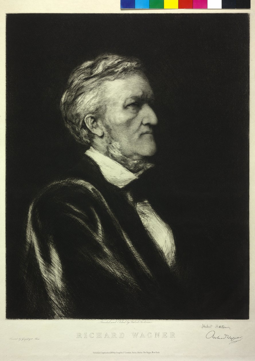 Richard Wagner door Hubert von Herkomer