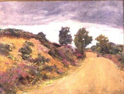 Weg naar Hindhead door Hubert von Herkomer