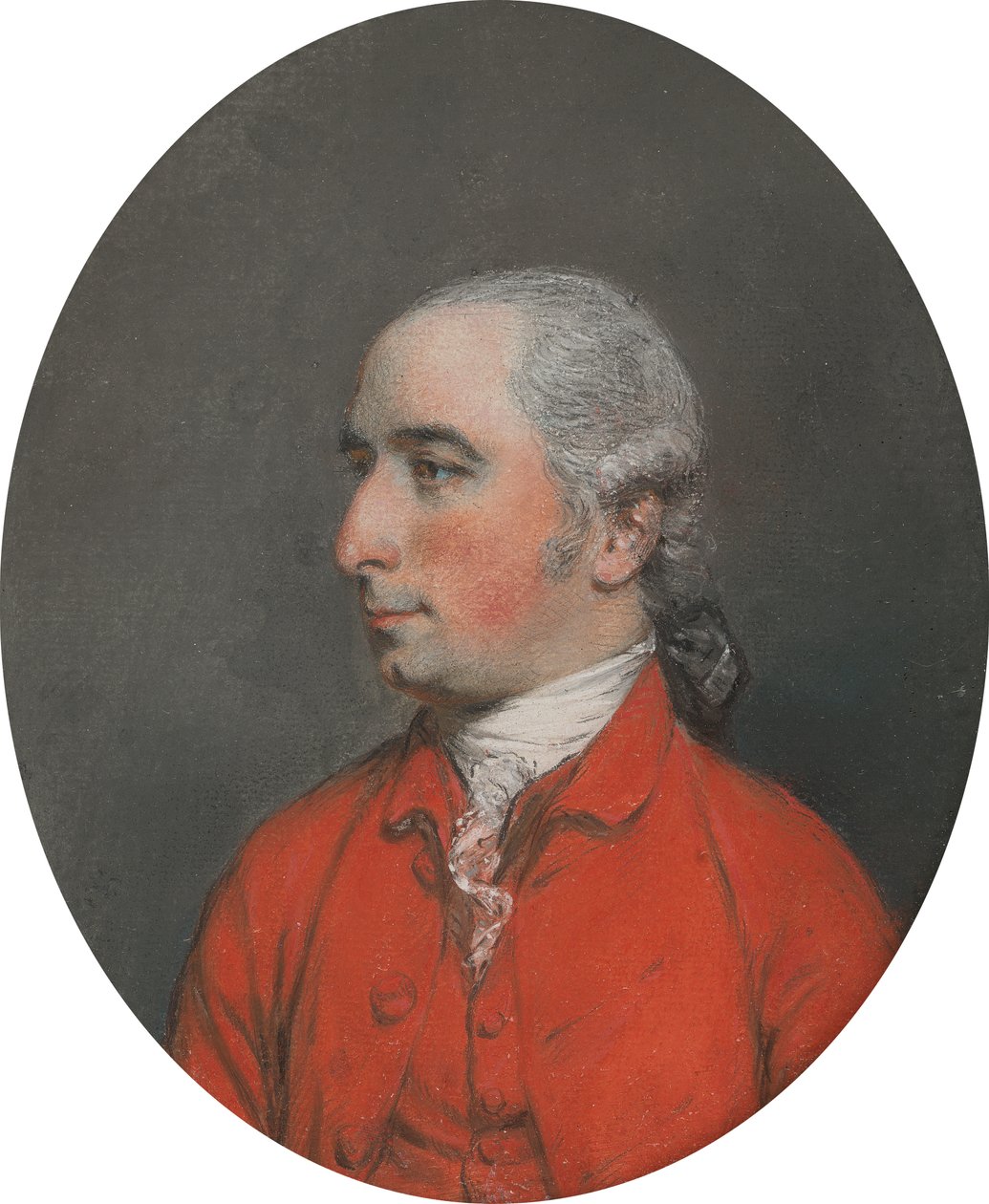 Portret van een Heer door Hugh Douglas Hamilton