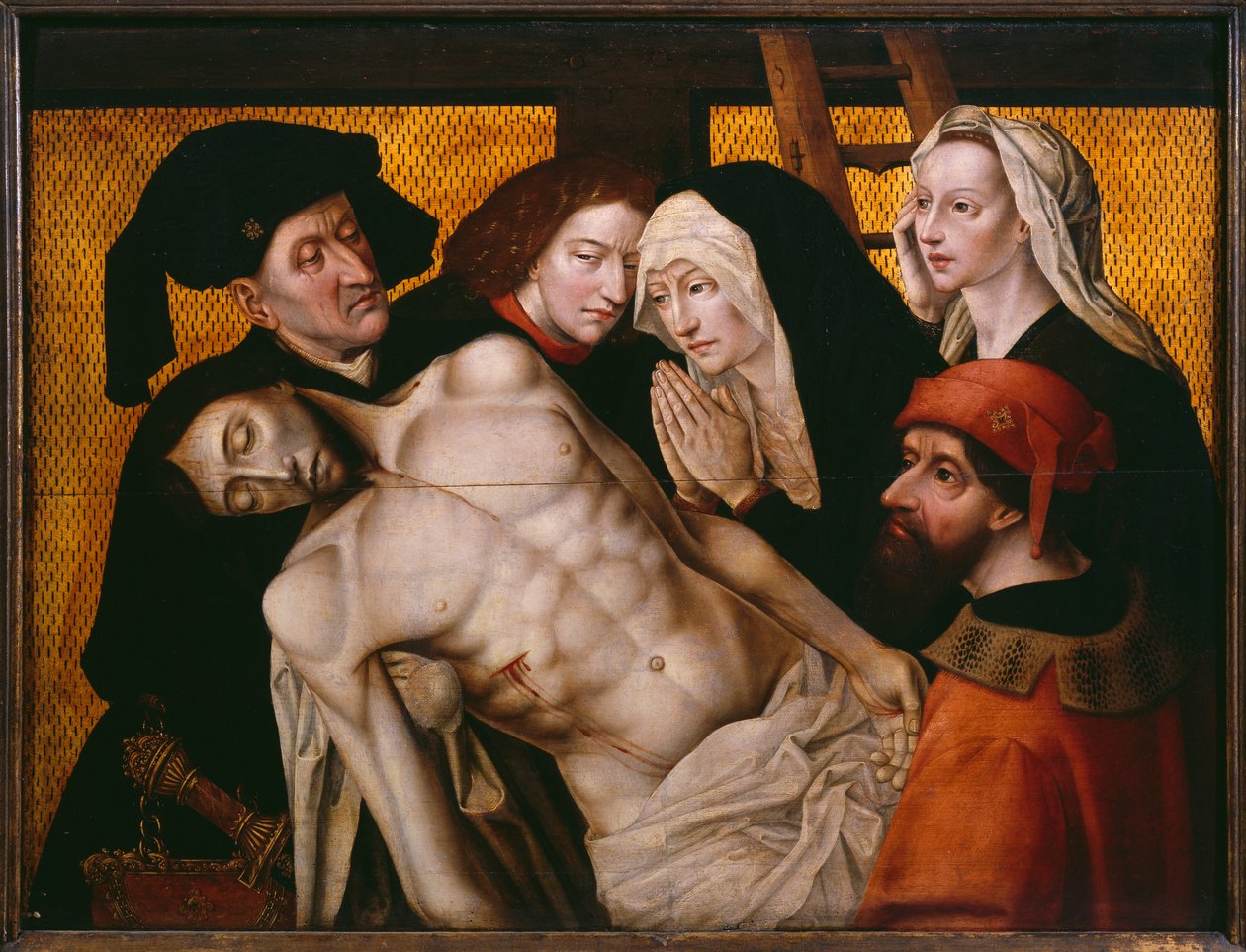 De kruisafneming, c.1525 door Hugo van der Goes
