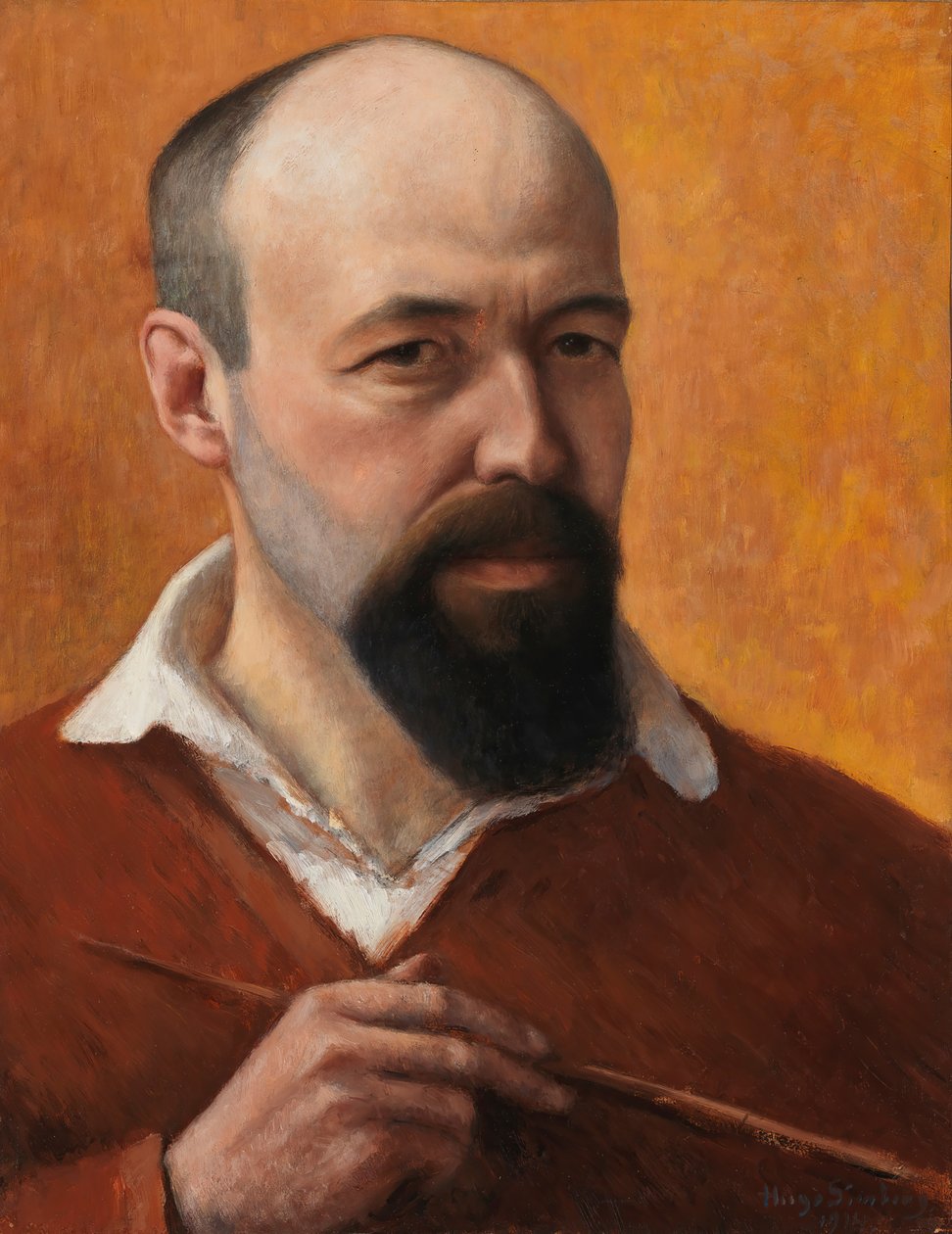 Zelfportret door Hugo Simberg