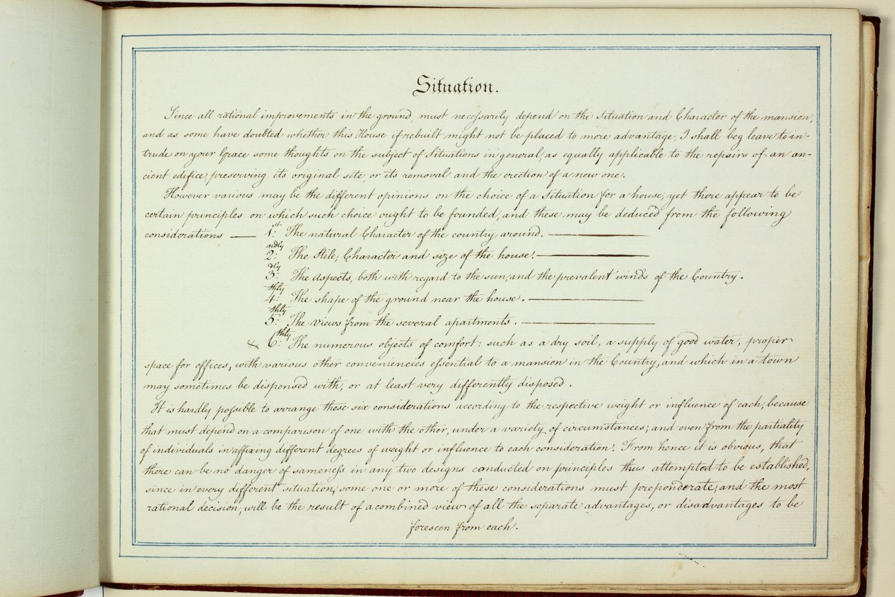 Rood Boek: Welbeck door Humphry Repton