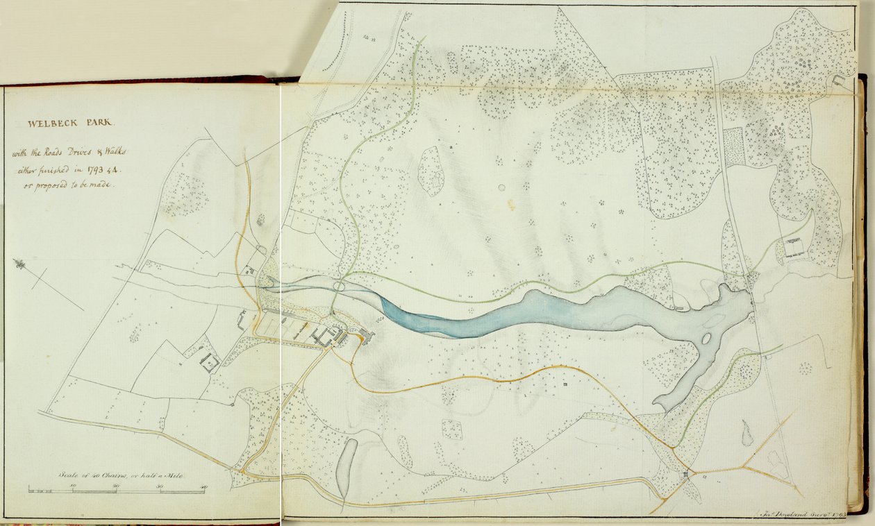 Rood Boek: Welbeck door Humphry Repton