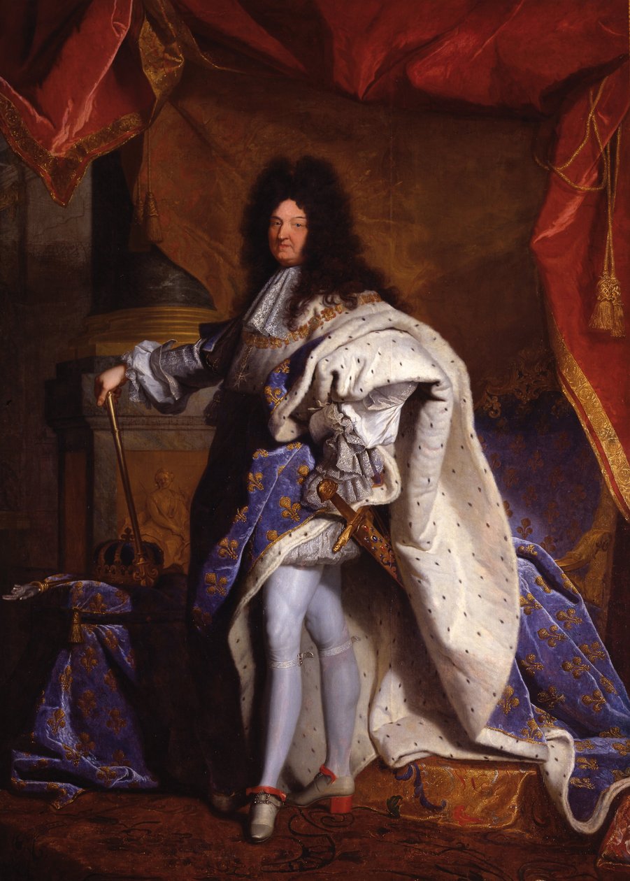 Lodewijk XIV, koning van Frankrijk (1638-1715) door Hyacinthe Francois Rigaud