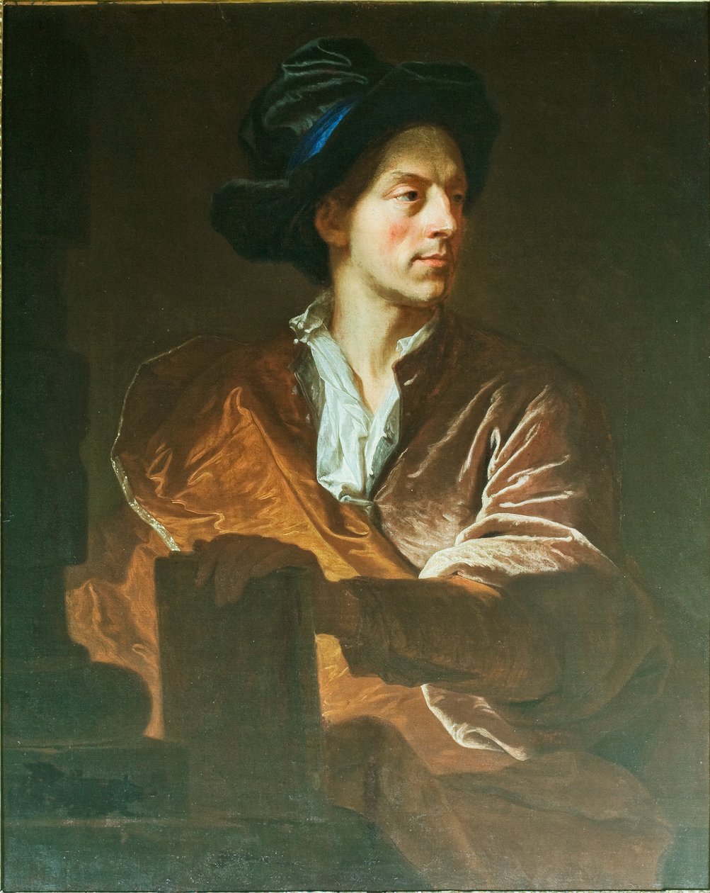 Mattew Prior door Hyacinthe Francois Rigaud