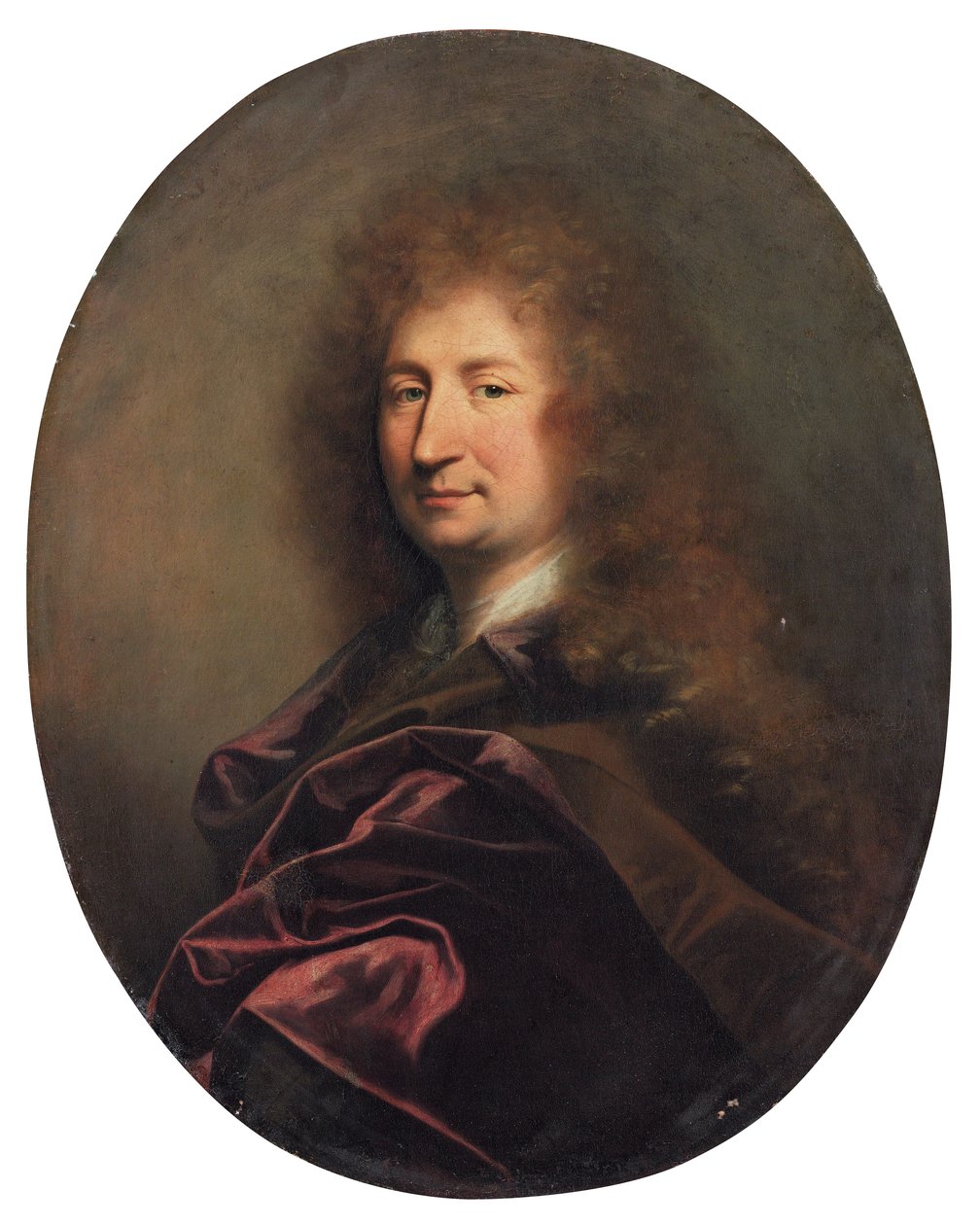 Portret van een heer door Hyacinthe Francois Rigaud