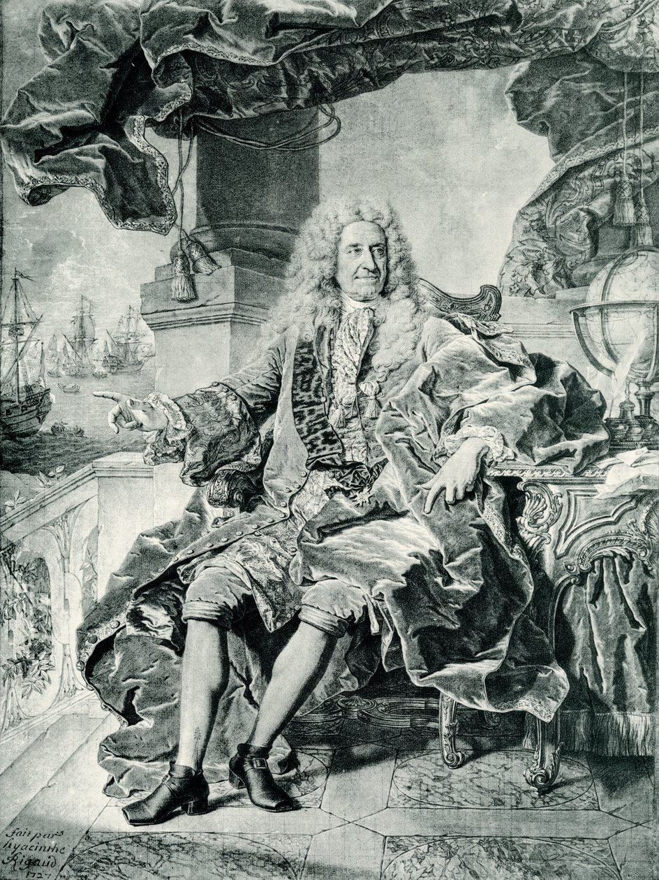 Samuel Bernard door Hyacinthe Francois Rigaud