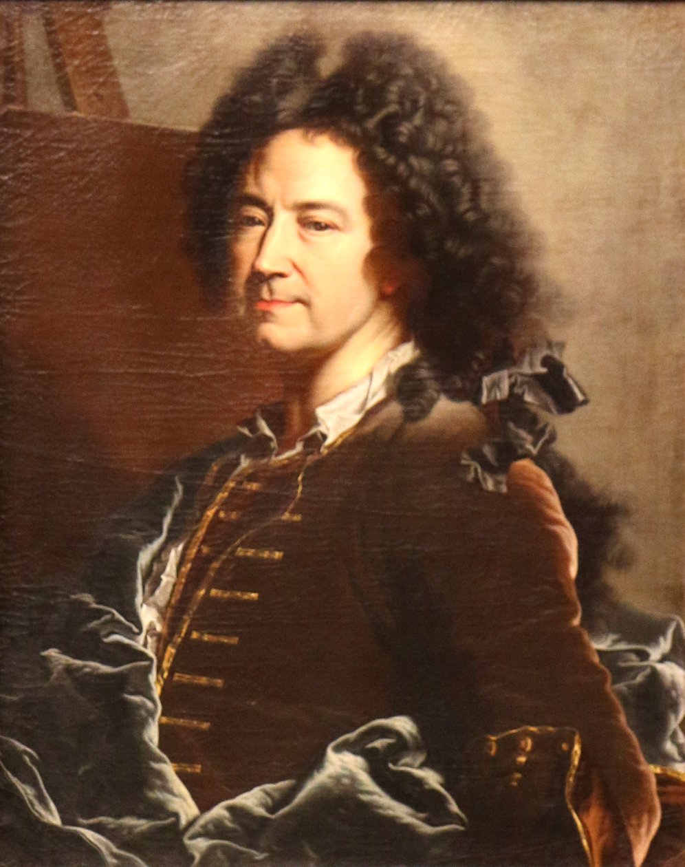 Zelfportret. door Hyacinthe Rigaud