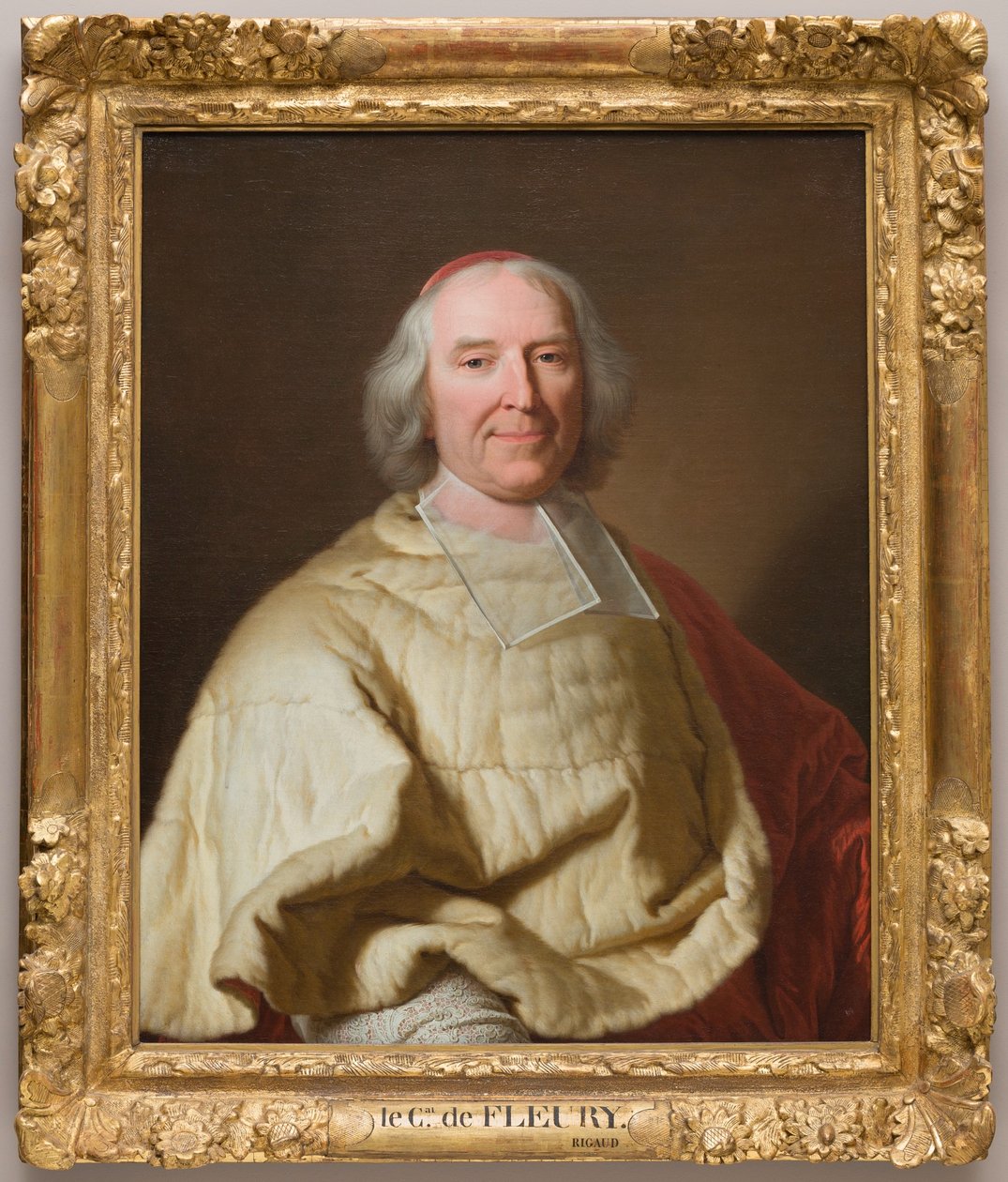 Kardinaal Andre Hercule de Fleury 1653-1743 door Hyacinthe Rigaud
