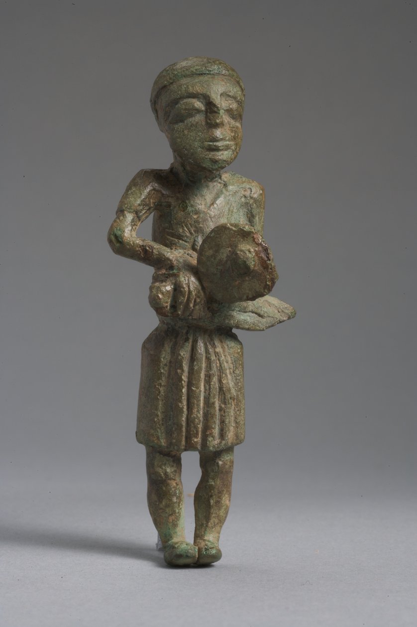 Statuette van een krijger (brons) door Iberian