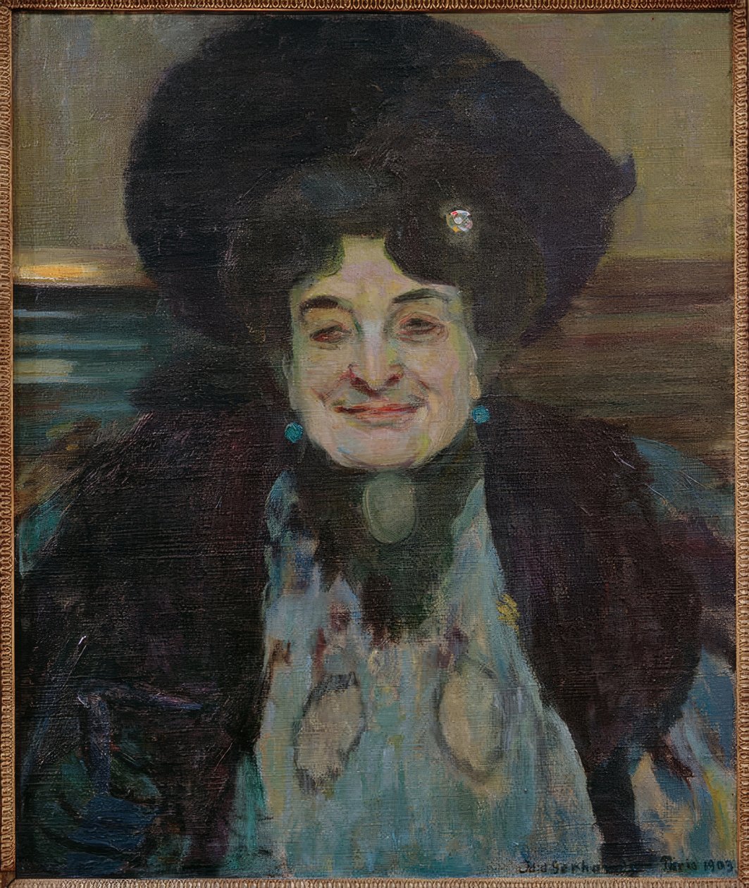 Zangeres (Madame Baronne de Riau) door Ida Gerhardi