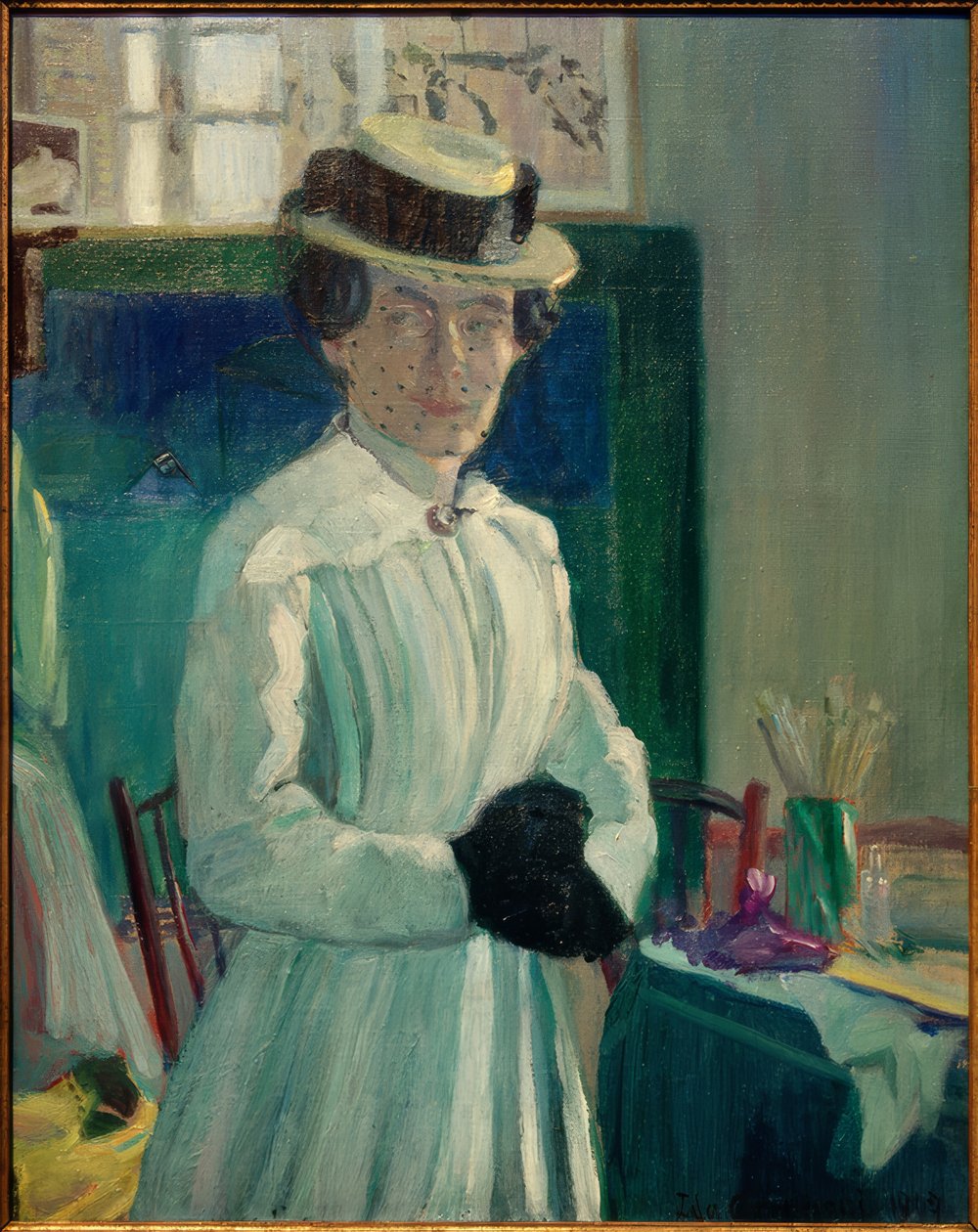 Zelfportret IV door Ida Gerhardi