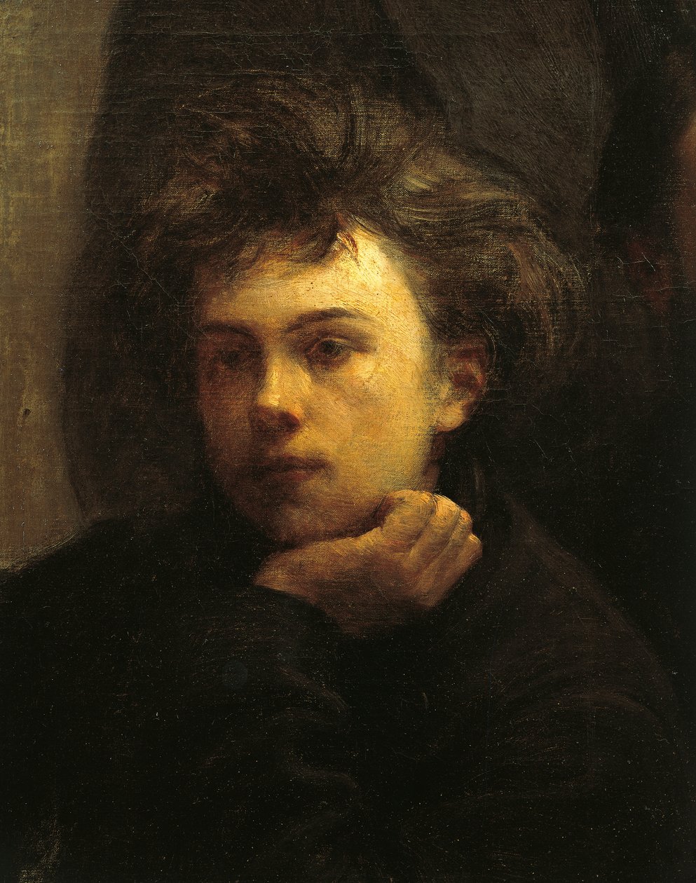 Arthur Rimbaud (Charleville) door Ignace Henri Jean Fantin Latour