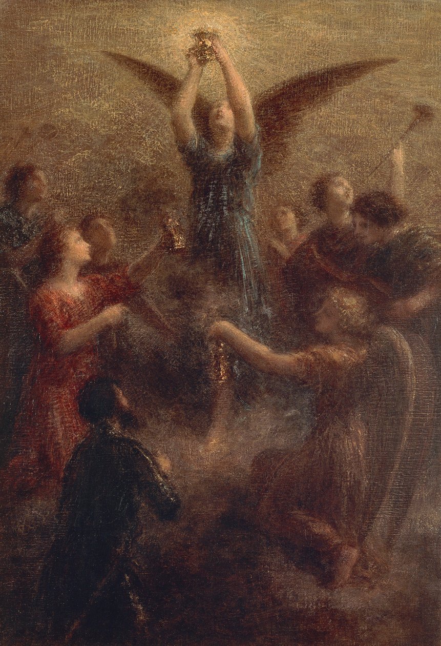 Heilige Graal door Ignace Henri Jean Fantin Latour